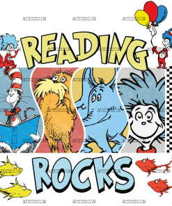 Reading Rocks DTF Transfer