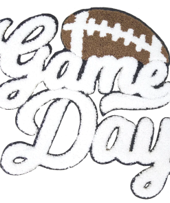 Football Game Day Patch (Large/Chenille)