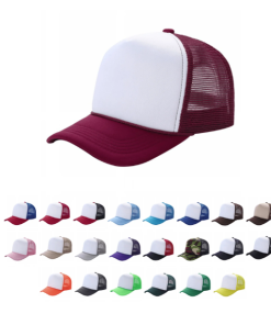 2-Tone Trucker Cap Polyester Foam Front 5 Panel