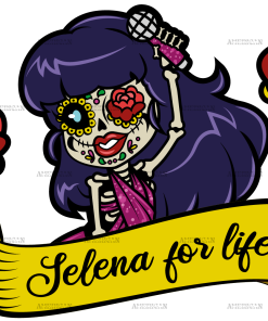 Selena For Life DTF Transfer