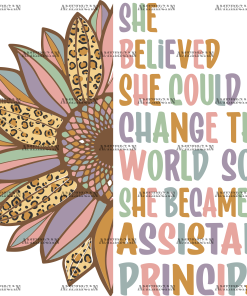 She Became An Assistant Principal DTF Transfer