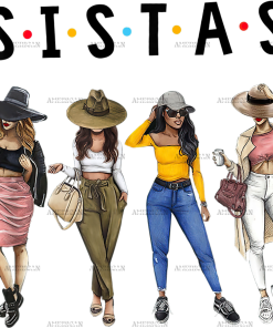 Sistas Together DTF Transfer