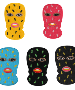 Ski Mask Girl Patch (Small/Embroidery)