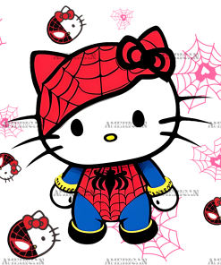 Spider Kitty-1 UV DTF Transfer