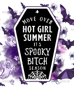 Spooky Bitch Season UV DTF Transfer