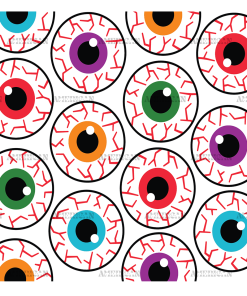 Spooky Eyes UV DTF Transfer