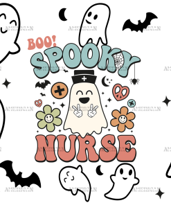 Spooky Nurse UV DTF Transfer