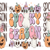 Spooky Season Pumpkin UV DTF Transfer