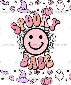 Spooky Season Spooky Babe UV DTF Transfer