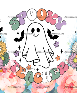 Spooky Teacher UV DTF Transfer