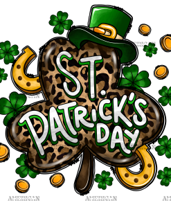 St Patrick's Day Clover DTF Transfer
