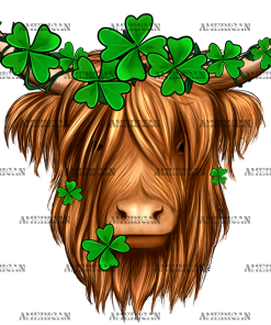 St Patricks Cow DTF Transfer