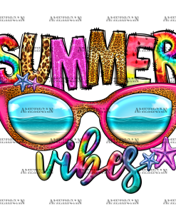 Summer Vibes Goggles  DTF Transfer