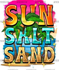 Sun Salt Sand DTF Transfer