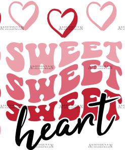 Sweet Heart UV DTF Transfer