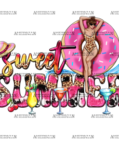Sweet Summer Donut DTF Transfer