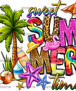 Sweet Summer Time-2 DTF Transfer