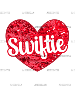 Swiftie Heart DTF Transfer