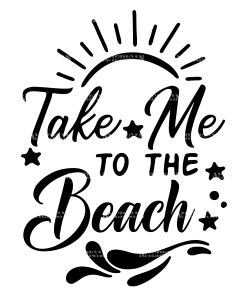 Take Me To The Beach DTF Transfer