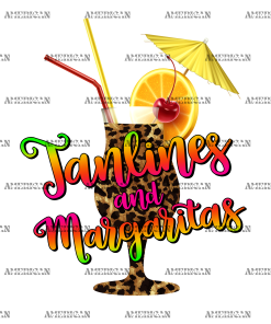 Tanlines And Margaritas DTF Transfer