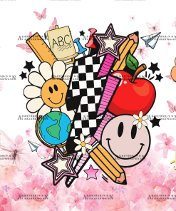 Teacher Blooming Flowers UV DTF Transfer