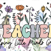 Teacher Helping Little Minds Grow-1 UV DTF Transfer