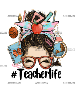 Teacher Life Nutrition Facts UV DTF Transfer