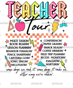 Teacher Tour-1 DTF Transfer