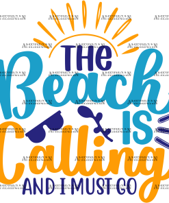 The Beach Is Calling And I Must Go-1 DTF Transfer