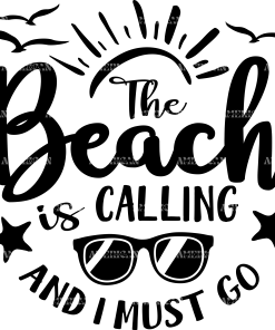 The Beach Is Calling And I Must Go DTF Transfer