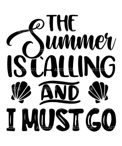 The Summer Is Calling And I Must Go DTF Transfer