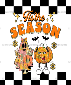 Tis The Season Hippie Halloween UV DTF Transfer