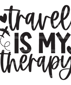 Travel Is My Therapy-2 DTF Transfer