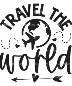 Travel The World-1 DTF Transfer