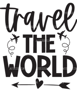 Travel The World-2 DTF Transfer