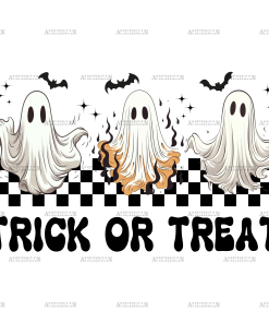 Trick Or Treat UV DTF Transfer