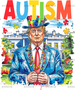 Trump Autism DTF Transfer