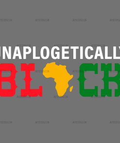 Unaplogetically Black DTF Transfer