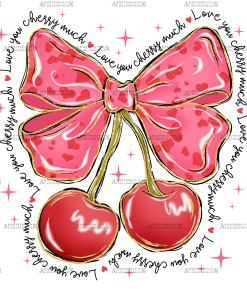 Valentine Bow-14 DTF Transfer