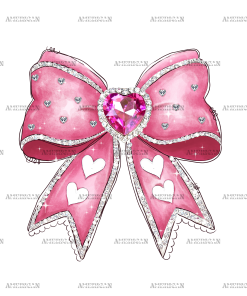 Valentine Bow-3 DTF Transfer