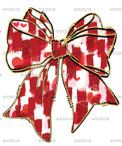 Valentine Bow-7 DTF Transfer
