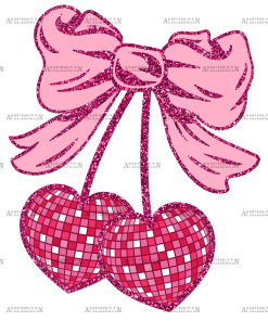 Valentine Bow-8 DTF Transfer