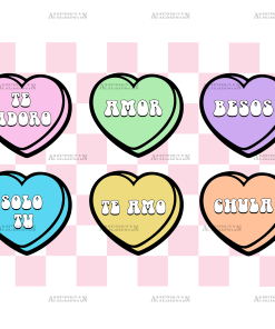 Valentine Candies DTF Transfer