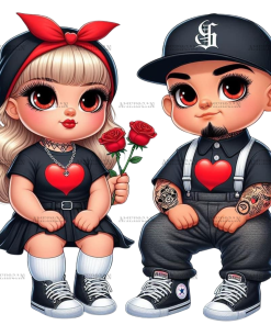 Valentine Couple-1 DTF Transfer