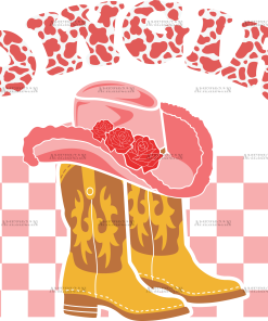Valentine Cowgirl-3 DTF Transfer