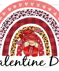 Valentine Day Rainbow DTF Transfer
