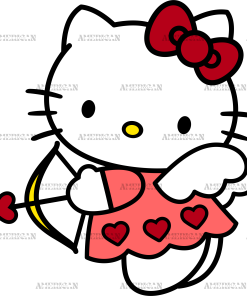 Valentine Kitty-8 DTF Transfer
