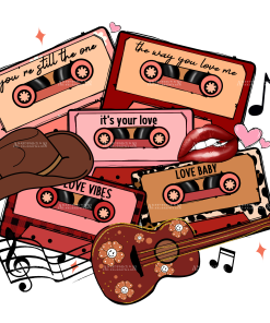 Valentine Love Tapes DTF Transfer