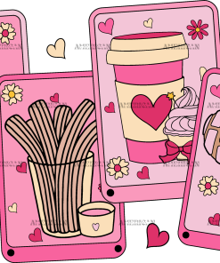 Valentine Pan Dulce-3 DTF Transfer