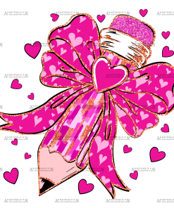 Valentine Pencil DTF Transfer